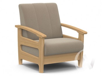 Кресло для отдыха Омега (бук лак/CATANIA LATTE) в Убинском - ubinskoe.mebel54.com | фото