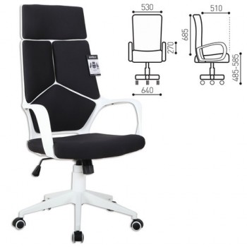 Кресло офисное BRABIX Prime EX-515 (черная ткань) в Убинском - ubinskoe.mebel54.com | фото