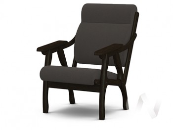 Кресло Вега-10 (венге лак/ULTRA GRAFIT) в Убинском - ubinskoe.mebel54.com | фото