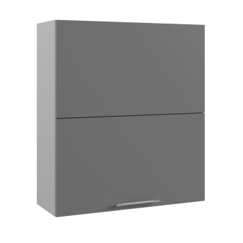Ройс ВПГПМ 800 Шкаф верхний высокий Blum Aventos HF (Графит софт/корпус Серый) в Убинском - ubinskoe.mebel54.com | фото